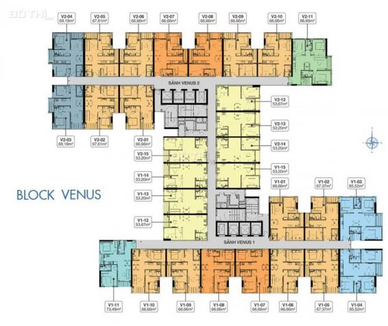 Bán căn hộ chung cư Q7 Riverside Block Venus Giá 1,78 ty. LH 0909 117 663 10906151