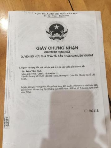 Cần tiền bán gấp nhà đường Cầm Bá Thước, Phường 7, Quận Phú Nhuận, LH 0911 63 44 99 12610207