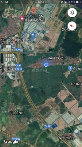 Bán đất giãn dân thôn Vân Cốc 1, Việt Yên, 90m2, sát 2 KCN Vân Trung, Quang Châu, giá 780 tr 12612001