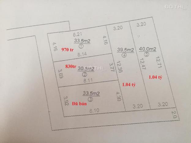 Đất An Trai, Vân Canh, gần ngã tư Vân Canh, giá siêu rẻ chỉ từ 830 triệu/lô 12613807