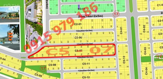 Cần bán gấp lô đất sổ đỏ, khu C5-07, hướng Đông Nam, DT 100m2, giá 43 triệu/m2 11067151