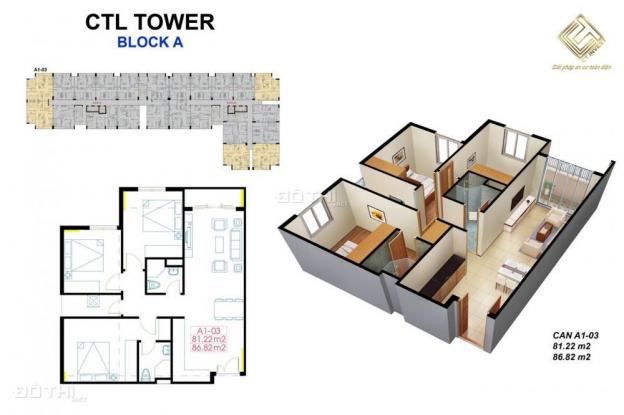 Bán căn hộ chung cư tại dự án CTL Tower, Quận 12, Hồ Chí Minh diện tích 70m2 NH 70%; 0915003232 12632973