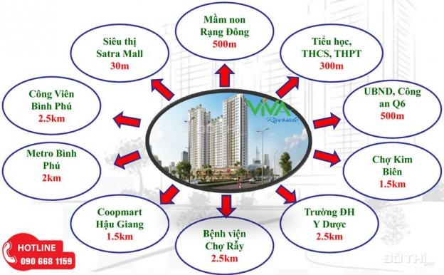 Bán căn hộ cao cấp Viva Riverside, Võ Văn Kiệt, Phường 3, Quận 6, TP. HCM 12633383