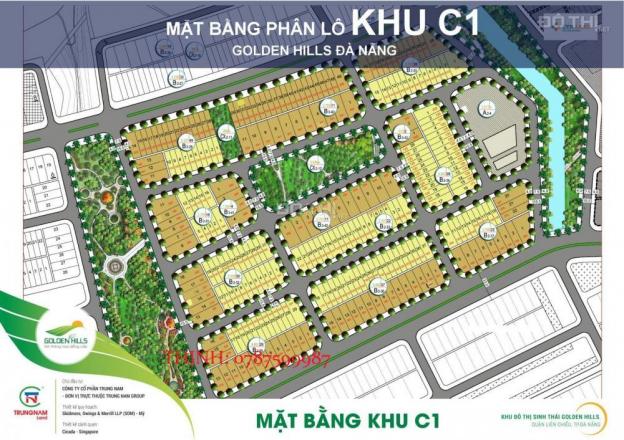 Bán đất nền dự án tại dự án Golden Hills City, Liên Chiểu, Đà Nẵng. Diện tích 120m2, giá 2.8 tỷ 12638326