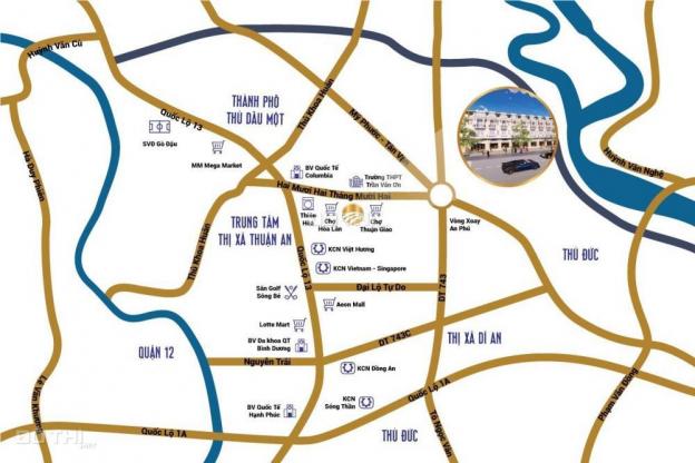 Bán đất liền kề chợ Thuận Giao, gần trường học, thổ cư 100%, SH riêng, XD ngay. LH: 0901663391 12639375
