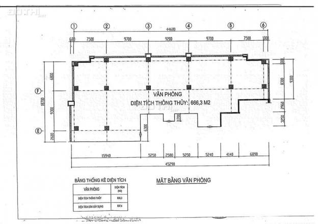 Bán sàn thương mại tầng 6 tòa nhà 99 Láng Hạ, CĐT Công ty cổ phần bất động sản Dầu Khí. DT 666m2 12655069