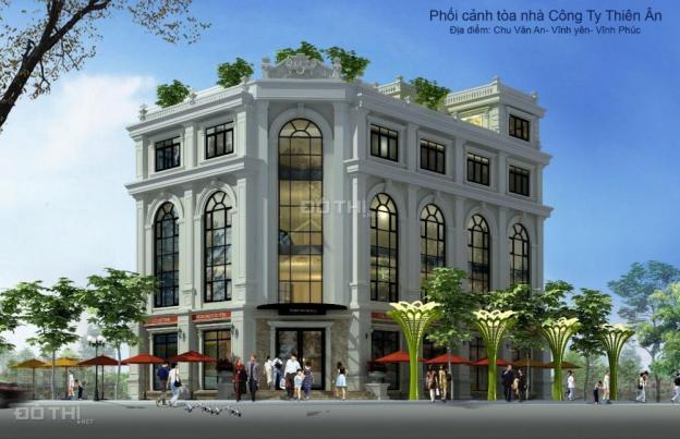 Bán nhà đất doanh nghiệp 2 mặt tiền Chu Văn An - Vĩnh Yên 12655246