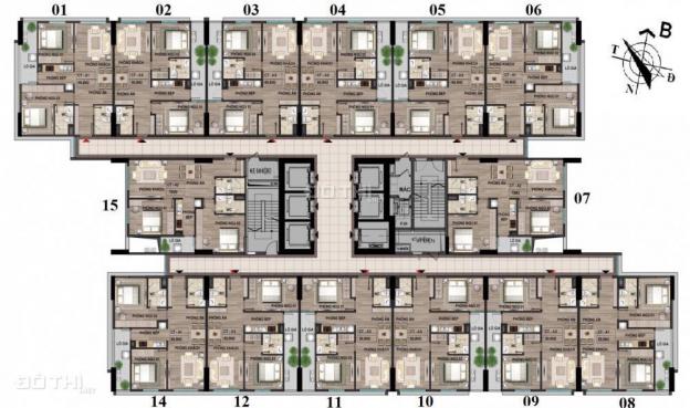 Cần nhượng lại CH ban công Đông Nam, tòa CT4 dự án 43 Phạm Văn Đồng có hỗ trợ vay 700tr 12655802