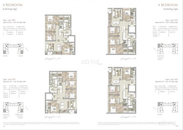 Bán căn hộ The Marq Quận 1, 4 phòng ngủ, 144m2, nội thất cao cấp 5* 12655865