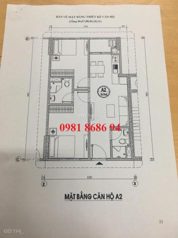 Bán căn hộ 56m2 tại dự án 24 Nguyễn Khuyến - Hà Đông giá chỉ 22tr/m2, vị trí TT, 0981 8686 94 12659990