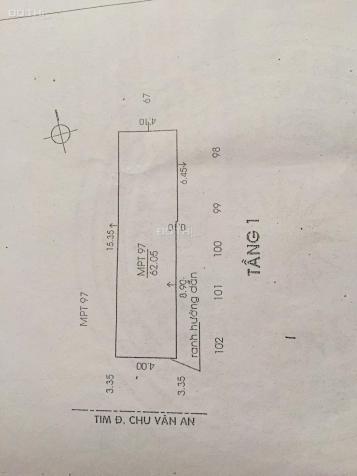 MTNB Chu Văn An, P. Tân Thành, DT 4x15,35m (NH 4,1m), 2 lầu ST. 7,5 tỷ 12660585