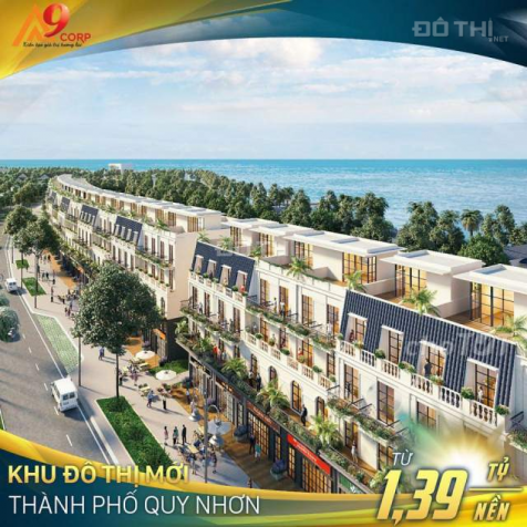 Đất nền sổ đỏ sở hữu mặt tiền biển Quy Nhơn, xây dựng tự do, giá 1.4 tỷ, lh 0939760068 12667612