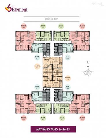 Bán căn hộ chung cư 6th Element, Tây Hồ, Hà Nội, diện tích 109m2, giá 39 triệu/m2 12673427