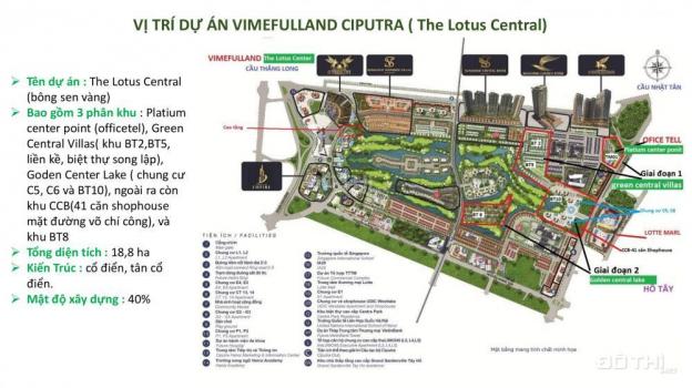 Ra mắt shophouse Vimefulland Ciputra Green Center Villas thuộc đại dự án The Lotus Center 12676101