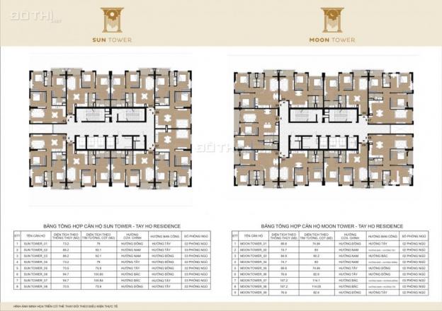 CC Tây Hồ Residence mặt Võ Chí Công, view Hồ Tây, 2.6 tỷ/2PN thô, 2.8 tỷ/2 PN full NT, CK 7-8% 12676714