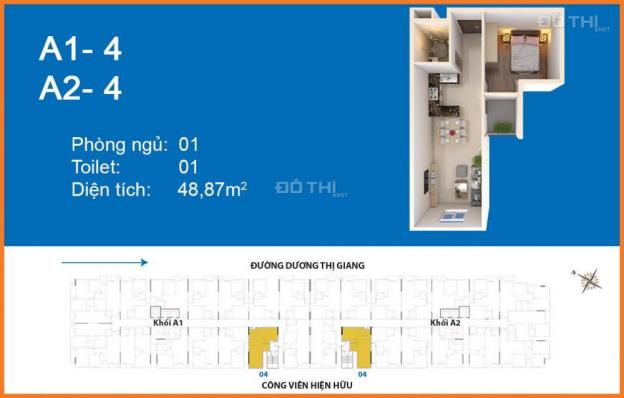 Cần cho thuê căn hộ 1 PN giá 6 triệu/th tại chung cư Depot Metro 12678950