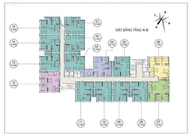Bán 5 căn hộ Valencia Garden, BC Đông Nam, 2PN, giá 1,4 tỷ, hỗ trợ LS 0%, CK 5% giá bán 12669655
