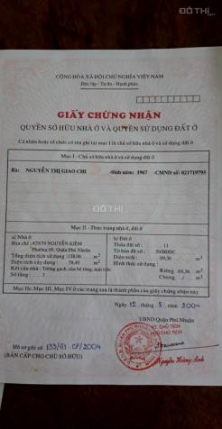 Chính chủ cần bán nhà tại Phường 9, quận Phú Nhuận, TP. HCM 12685241