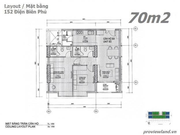 Căn hộ cao cấp 152 Điện Biên Phủ cần bán 2 PN tầng thấp 12687203