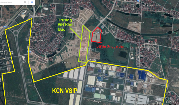 Bán đất nền KCN Vsip, Từ Sơn, Bắc Ninh, giá sốc 13tr/m2, LH: 0941255234 12689264