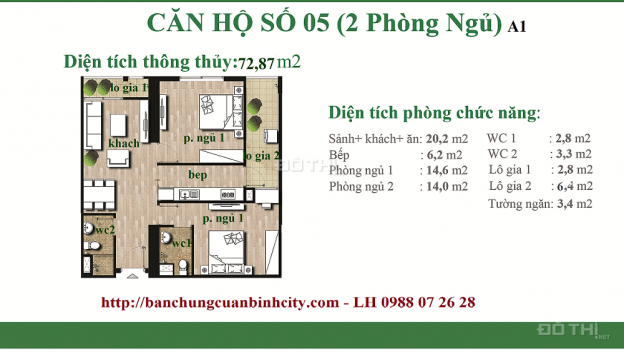 Cắt lỗ sâu, bán gấp căn hộ 89m2 tại An Bình City 234 Phạm Văn Đồng 12690260