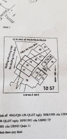 Bán nhà mặt tiền 94 Khuông Việt, P. 5, Q. 1, diện tích 127.9m2 (13mx13.65m), giá 24 tỷ 12690728