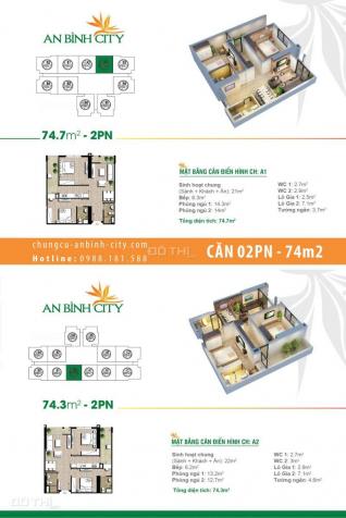 Chính chủ gia đình có việc cần bán gấp căn 2 phòng ngủ An Bình City 12691306