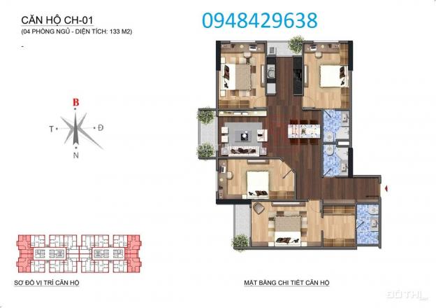 Bán căn hộ 133m2 - 227m2 tòa N01-T1 chung cư Lạc Hồng Lotus 2 khu Ngoại Giao Đoàn 12698331