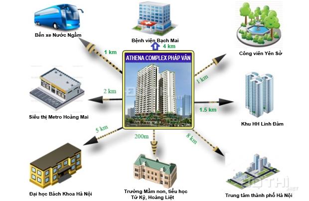 Bán chung cư Athena Complex Pháp Vân khu đô thị Pháp Vân. Cách công viên Yên Sở 10 phút đi xe 12698780