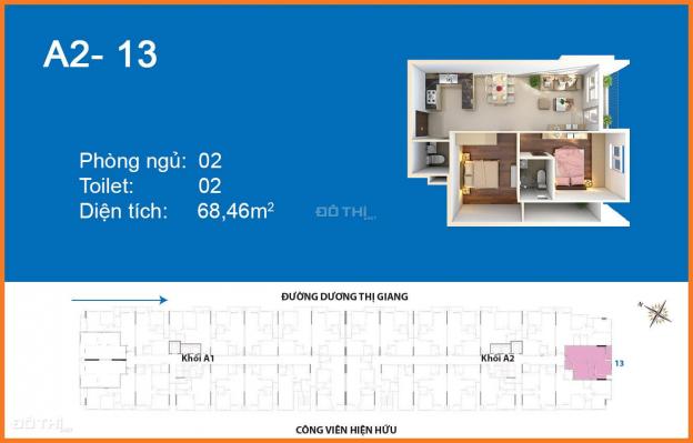 Cần tiền bán nhanh 2 căn hộ Depot Metro Tham Lương, giá tốt hỗ trợ ngân hàng 12699750