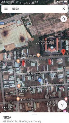 Bán đất sổ đỏ Mỹ Phước 2, mặt tiền đường NB2A, đối diện THPT Bến Cát ngay khu dân cư đông đúc 12702291