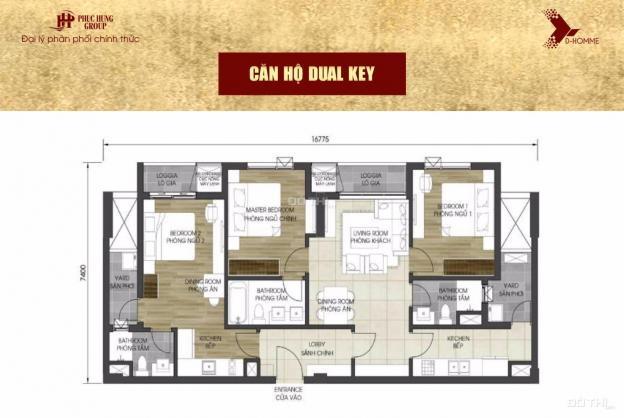 Căn hộ dual-key duy nhất Q6, D-Homme, mặt tiền Hồng Bàng, 0934040703 12704034