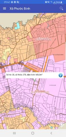 Cần bán gấp lô đất 400m2 thổ cư sẵn 300m2 ngay khu chợ tái định cư xã Phước Bình 12706299