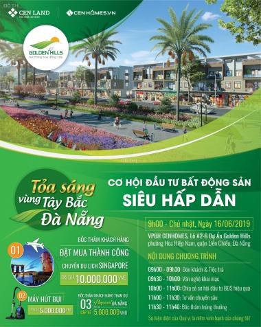 Bán đất nền dự án tại dự án Golden Hills City, Liên Chiểu, Đà Nẵng, diện tích 120m2, giá 23 tr/m2 12706725