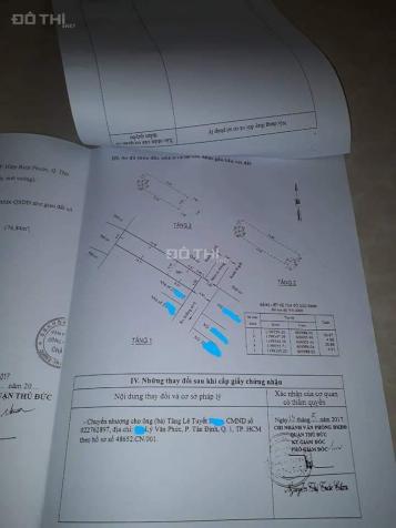 Kẹt tiền tôi cần bán nhà HXH đường Số 6, P. Hiệp Bình Phước, Thủ Đức (có kèm hình sổ) - DTCN 83.7m2 12709040