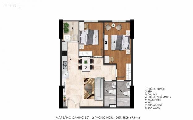 Bán căn hộ Citrine 73,2m2 - Giá 25,4 tr/m2 - Rẻ nhất khu vực Q9 - Nhận nhà cuối năm 2019 12709055