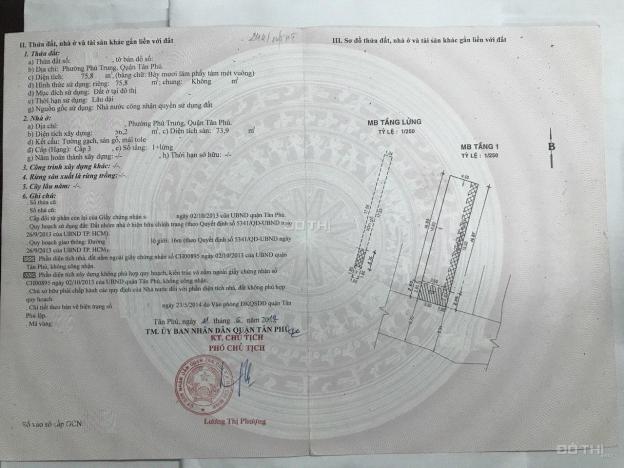 MT nội bộ Khuông Việt, P. Phú Trung, 4.5 x 19.3m. Giá 8.25 tỷ 12710432