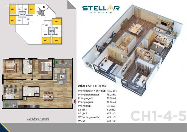 Bán suất ngoại giao căn 93.1 m2 tại Stellar 2.5 tỷ + trần 3.1m + Hành lang 2.9m, LH 0988.476.334 12710457