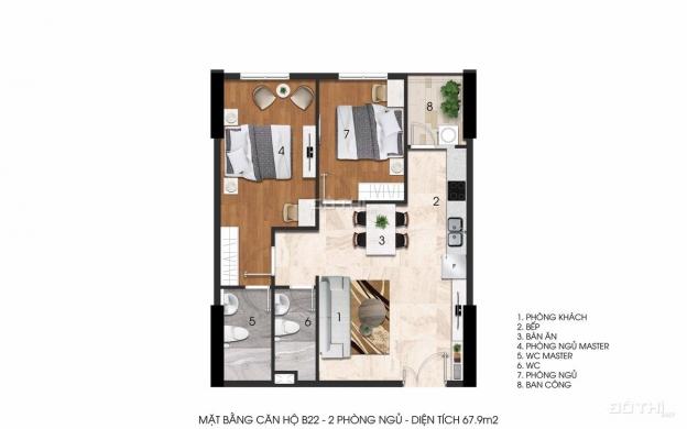 Bán CH Quận 9, 73m2, 2PN, 2WC, giá rẻ nhất khu vực 25,4 tr/m2, nhận nhà cuối 2019. 0938751386 12712742