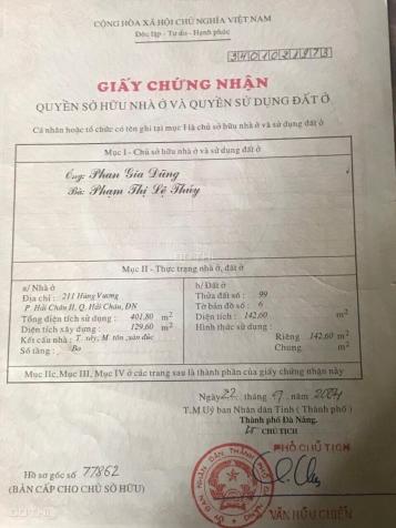 Chính chủ cần bán nhà mặt tiền 3 tầng, 1 mái tum, đường Hùng Vương, TP. Đà Nẵng 12720092