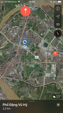 Bán 95m2 đất lô góc khu tái định cư Xóm Lò, Thượng Thanh, MT 6m. 55tr/m2 12720223