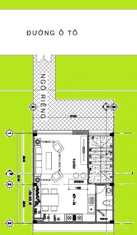 Bán nhà hướng Tây Tứ Trạch, DT 52m2 x 5 tầng, ngõ ô tô thông Nguyễn Chính, giá 3.5 tỷ 12720635