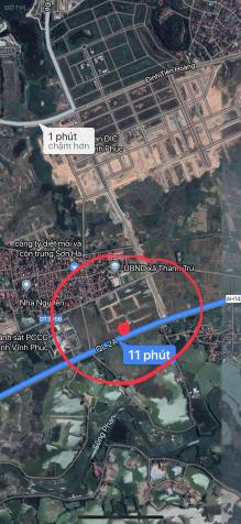 Bán ô đất dịch vụ Thanh Trù 100m Đông Nam nhìn ra đường tránh - Vĩnh Yên - Vĩnh Phúc. LH 0888050333 12721433