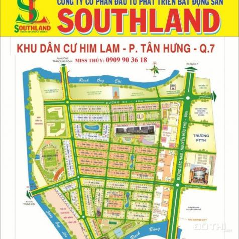 Bán nhà Him Lam Quận 7, DT 4.5 x 16.5m, trệt, 2 lầu, giá 13 tỷ. 0901478523 Linh 12723364