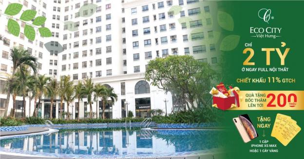 Căn hộ cao cấp Eco City Việt Hưng, chìa khóa trao tay, nhận ngay quà tặng - CK 11%. LH 086 286 7887 12724373