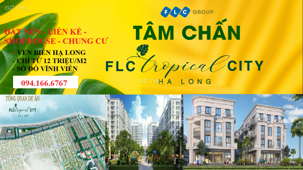 Shophouse FLC Tropical City Hạ Long ô góc vườn hoa mặt 4 tòa CC, giá gốc đợt 1, CK 4%, bao sang tên 12725191