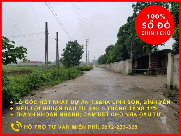 Cần tiền bán gấp lô góc 300m2 tái định cư 7,66ha Linh Sơn, Bình Yên rẻ hơn thị trường 500.000 đ/m2 12725507