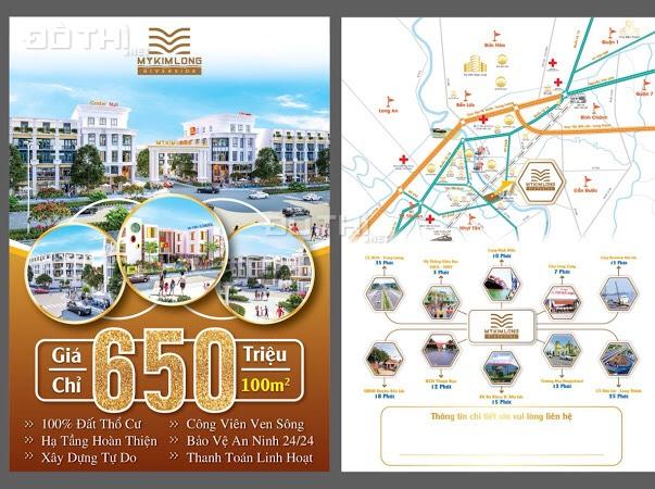 Đất nền Tân Trụ giá 6.5 tr/m2 ngay cạnh cụm KCN Thuận Đạo, cơ hội đầu tư sinh lời cao 0906870195 12738203