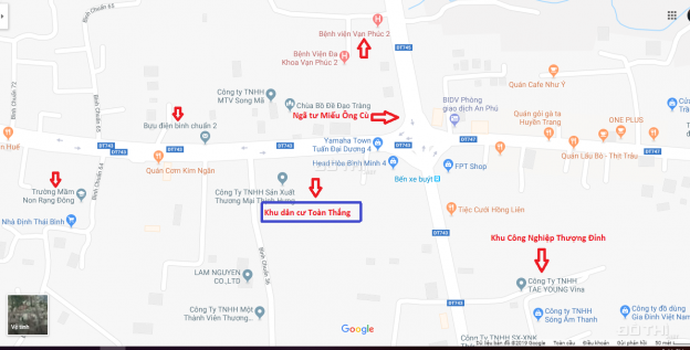 Đất mặt tiền Bình Chuẩn, thành phố Thuận An, đầu tư, kinh doanh, ở. LH 0932 779 575 12742851