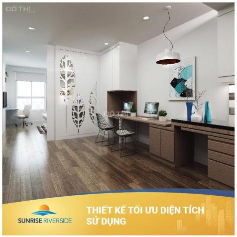 Bán officetel Sunrise Riverside Novaland, DT 30m2, 1,33 tỷ. LH 0908555853 12743059